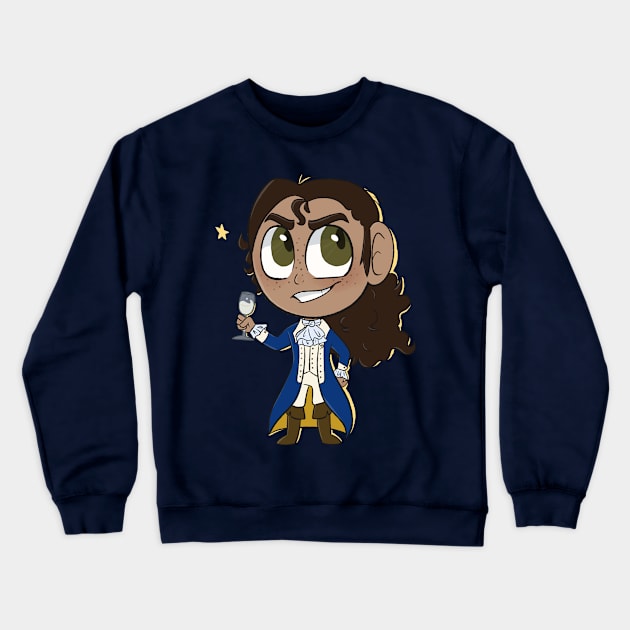 John Laurens Crewneck Sweatshirt by SpookytheKitty2001